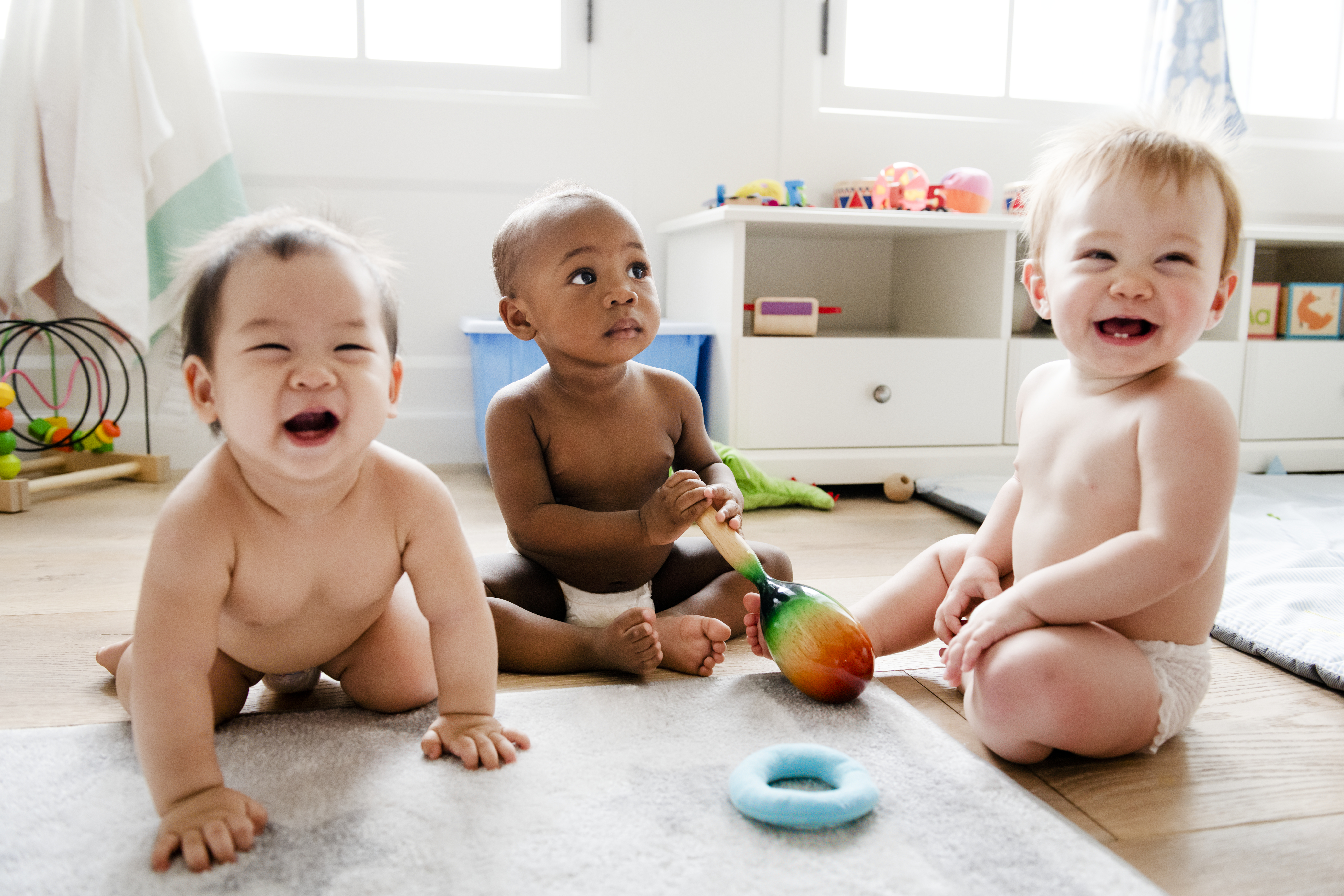 kids playing together